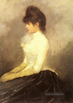  dame - Die Baronin von Münchhausen belgische Malerin Alfred Stevens